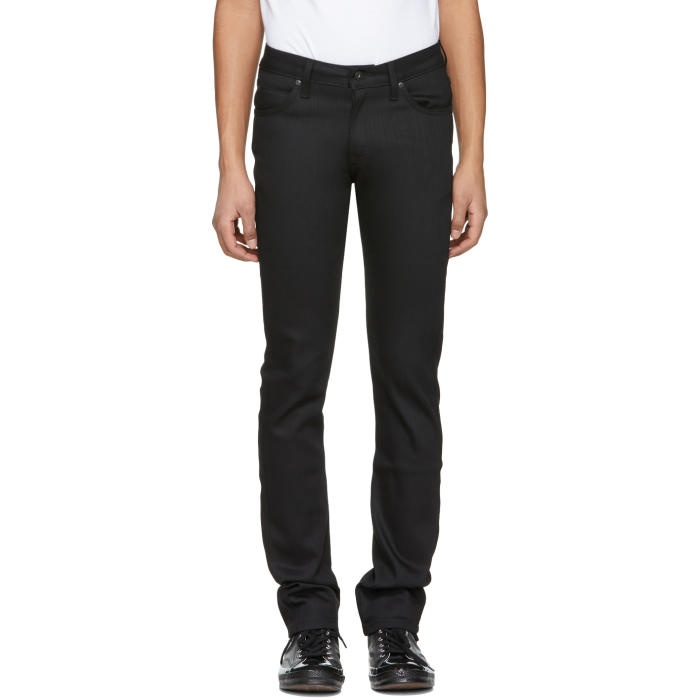 Photo: Naked and Famous Denim Black Skinny Guy Jeans 