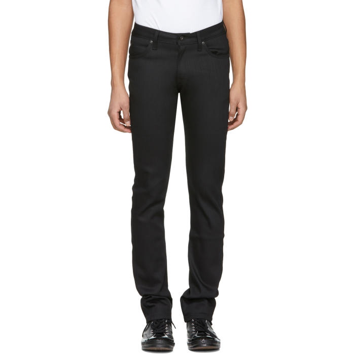Photo: Naked and Famous Denim Black Skinny Guy Jeans 