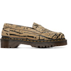 Dr. Martens Beige Delapre Suede Loafers