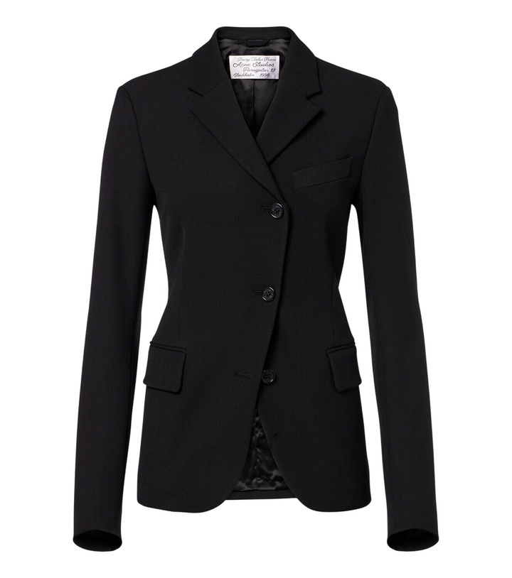 Photo: Acne Studios Asymmetric twill blazer