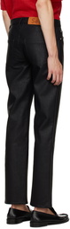 Séfr Black Londre Faux-Leather Trousers