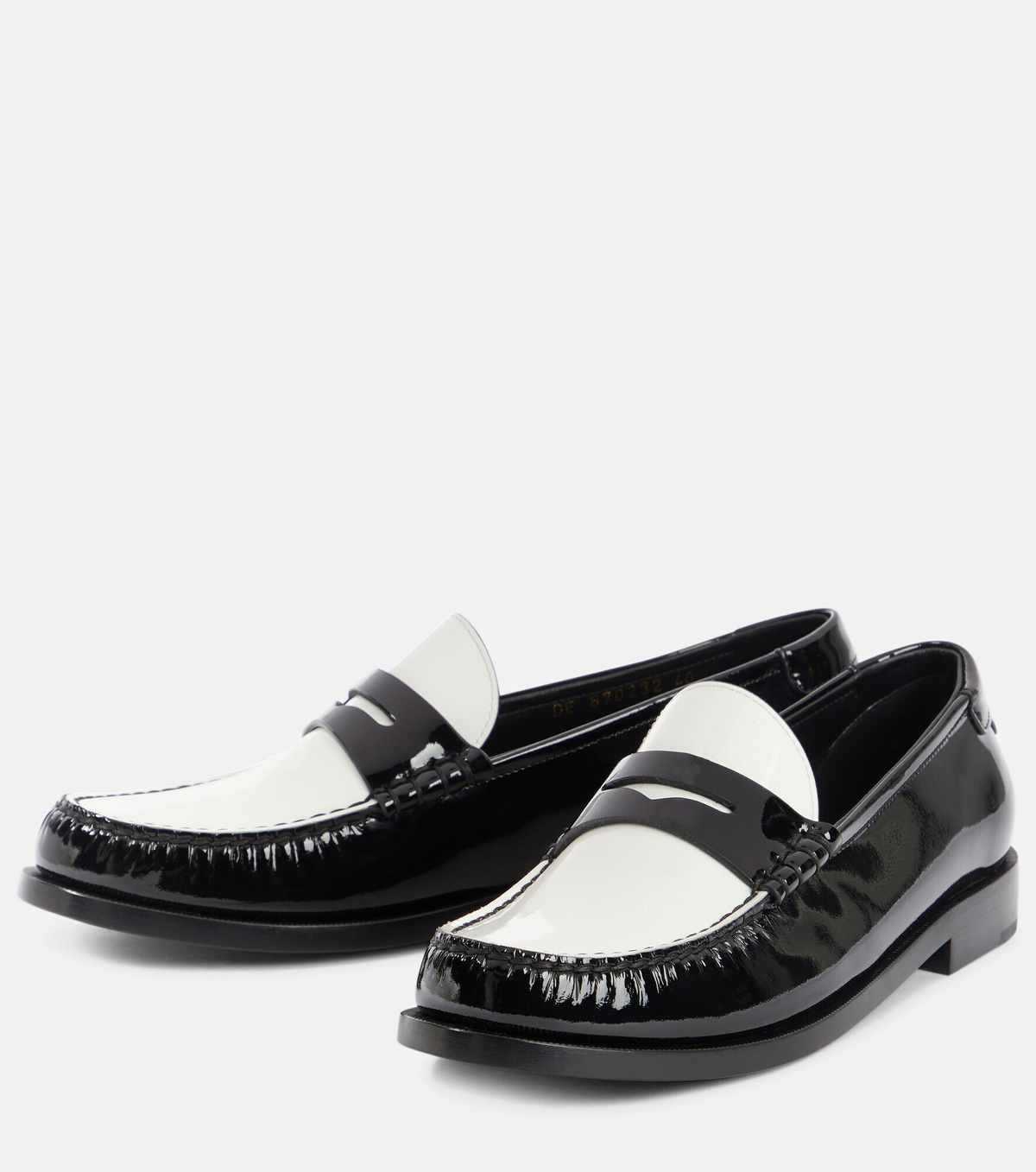 Saint Laurent - Le Loafer patent leather loafers Saint Laurent display picture 1