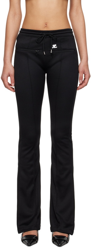 Photo: Courrèges Black Zip Pocket Track Pants
