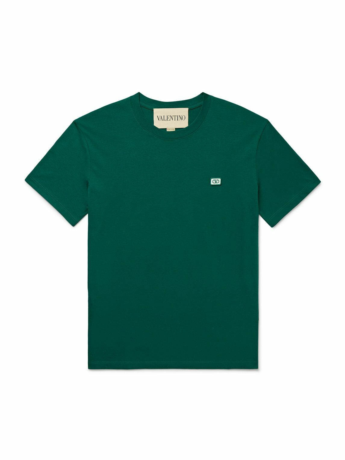 【関税&送料込み】Valentino Garavani Chez Valentino Garava VALENTINO GARAVANI t-shirt with logo print Blue Valentino