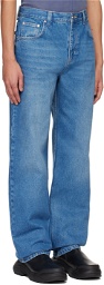 Dion Lee Blue Masc Jeans