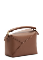 Loewe X Suna Fujita Puzzle Edge Hamster Mini Leather Cross-body bag - Brown - One Size