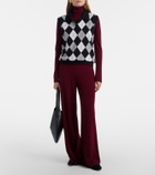 Lisa Yang Anwen argyle cashmere sweater vest