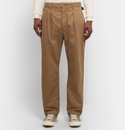 Engineered Garments - Herringbone Cotton Trousers - Sand