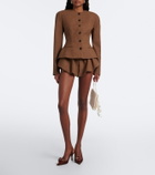 Magda Butrym Peplum virgin wool jacket