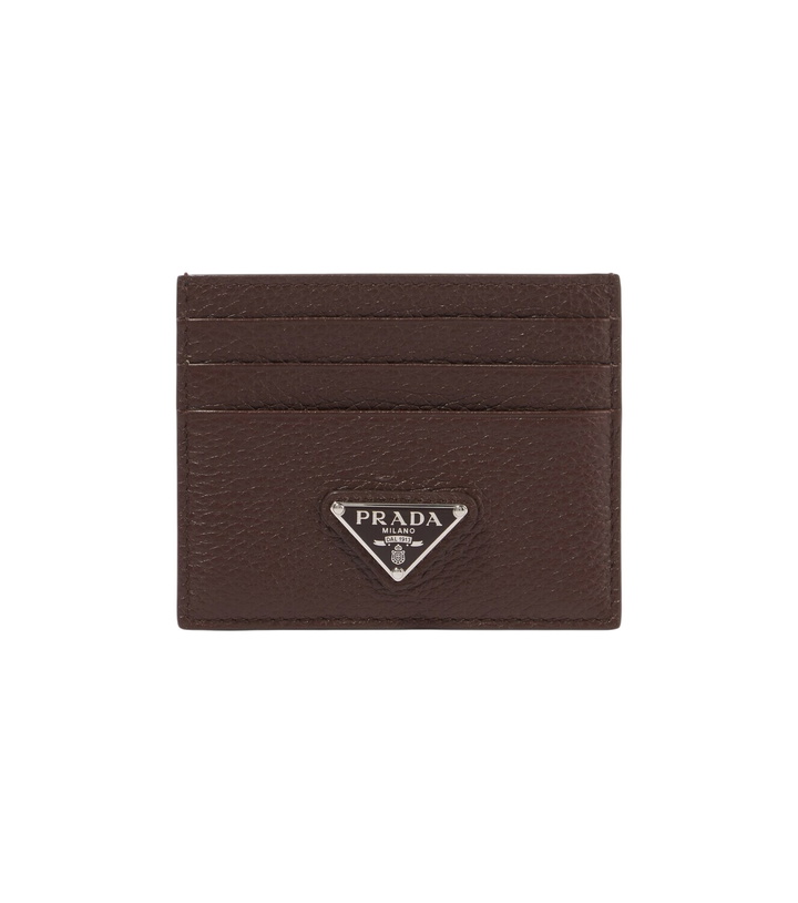 Photo: Prada Logo leather card holder