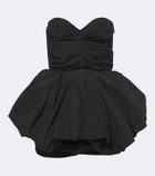 Magda Butrym Draped wool bustier dress