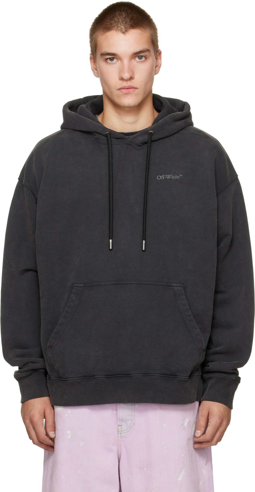 Off-White - Undercover Reversible Logo-Print Loopback Cotton