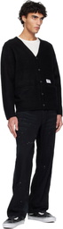Neighborhood Black Mohair Cardigan