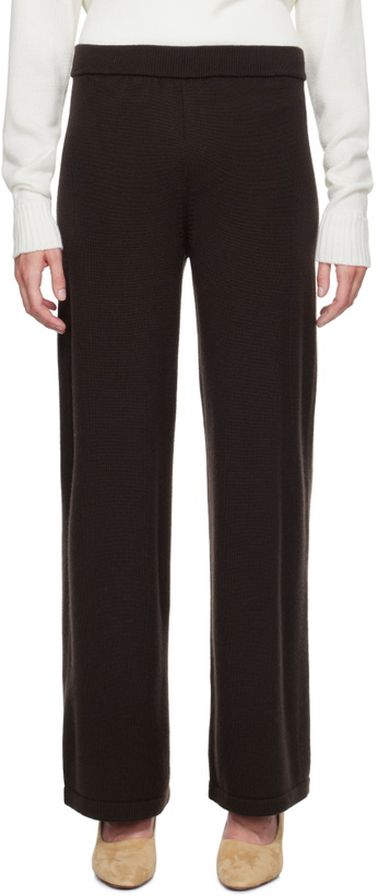 Photo: Max Mara Leisure Brown Epopea Lounge Pants