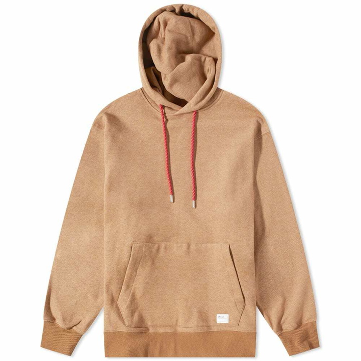 Photo: Nanga Men's Eco Hybrid Sweat Hoody in Camel