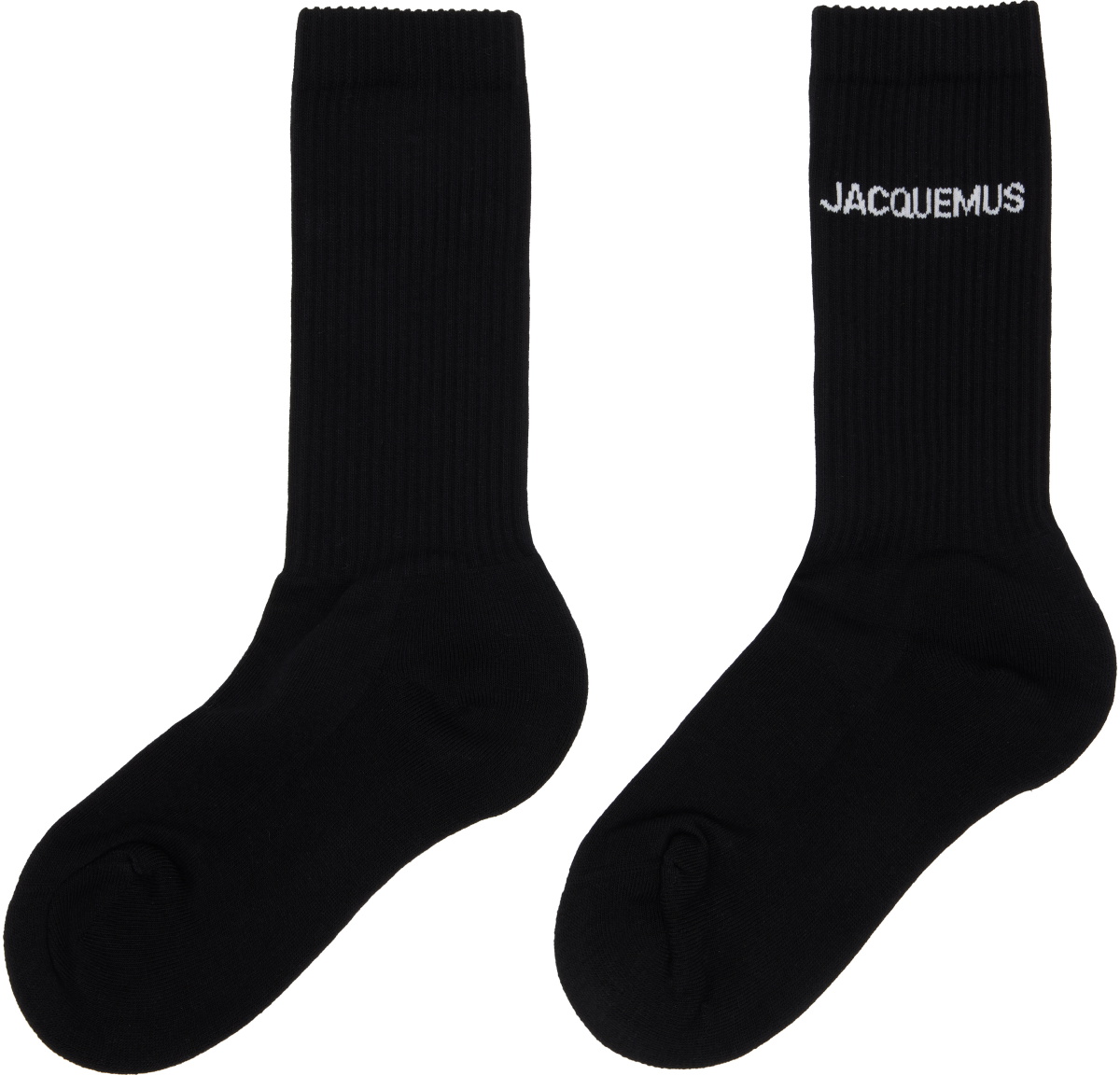 JACQUEMUS Black Les Classiques 'The Jacquemus' Socks