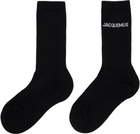 JACQUEMUS Black Les Classiques 'The Jacquemus' Socks