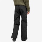 Peachy Den Women's Isabella Recycled Nylon Trousers in Black