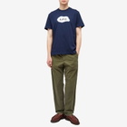 A.P.C. Men's Albert Spray Logo T-Shirt in Dark Navy