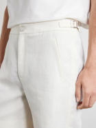 God's True Cashmere - Straight-Leg Linen-Twill Shorts - White