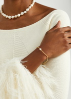 Anni LU Pearly 18kt Gold-plated Beaded Bracelet - Pearl - One Size