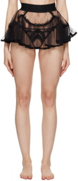 Agent Provocateur Black Alysia Miniskirt