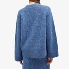 Holzweiler Women's Fure Fluffy Sweater in Blue