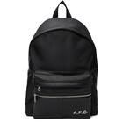 A.P.C. Black Camden Backpack