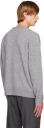 Solid Homme Gray Brushed Sweater