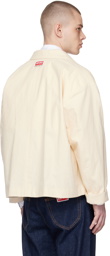 Kenzo Off-White Workwear Blazer