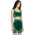 Casablanca Green Seamless Bralette