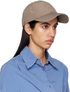 Our Legacy Taupe 6-Panel Cap