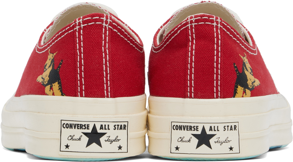 converse le fleur red
