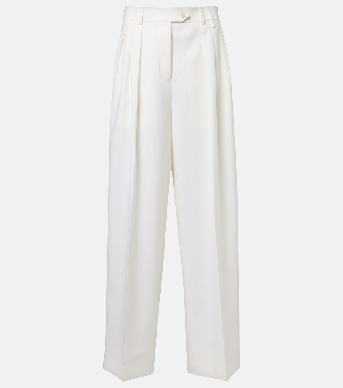 Calvin Klein Collection Alexandra pleated wool wide-leg pants