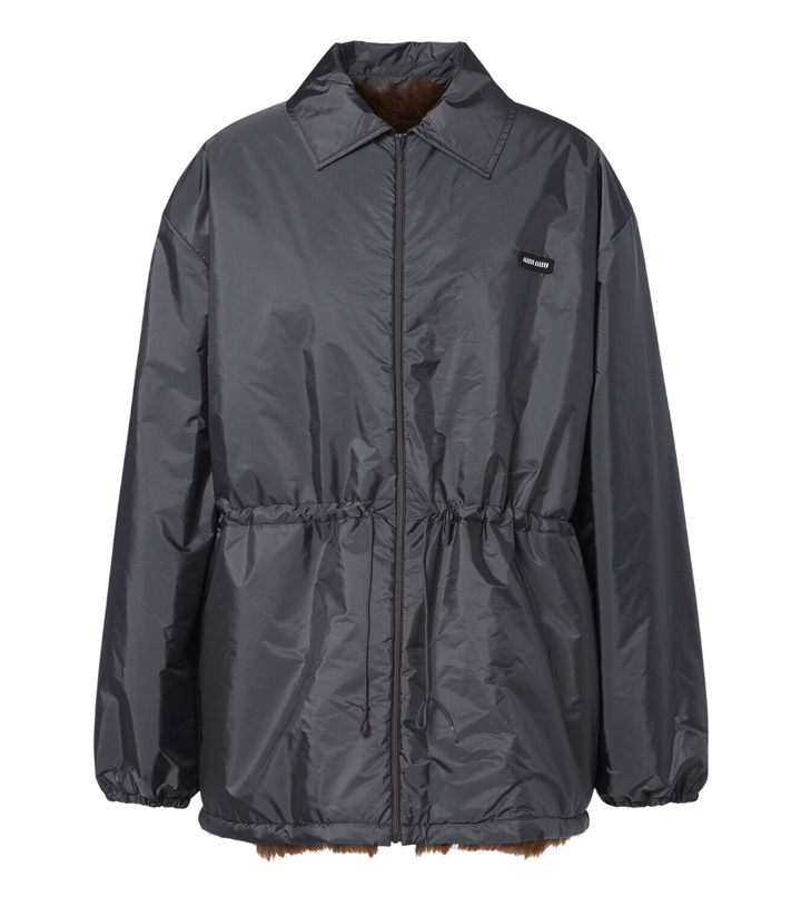 Photo: Miu Miu Shearling-lined blouson jacket