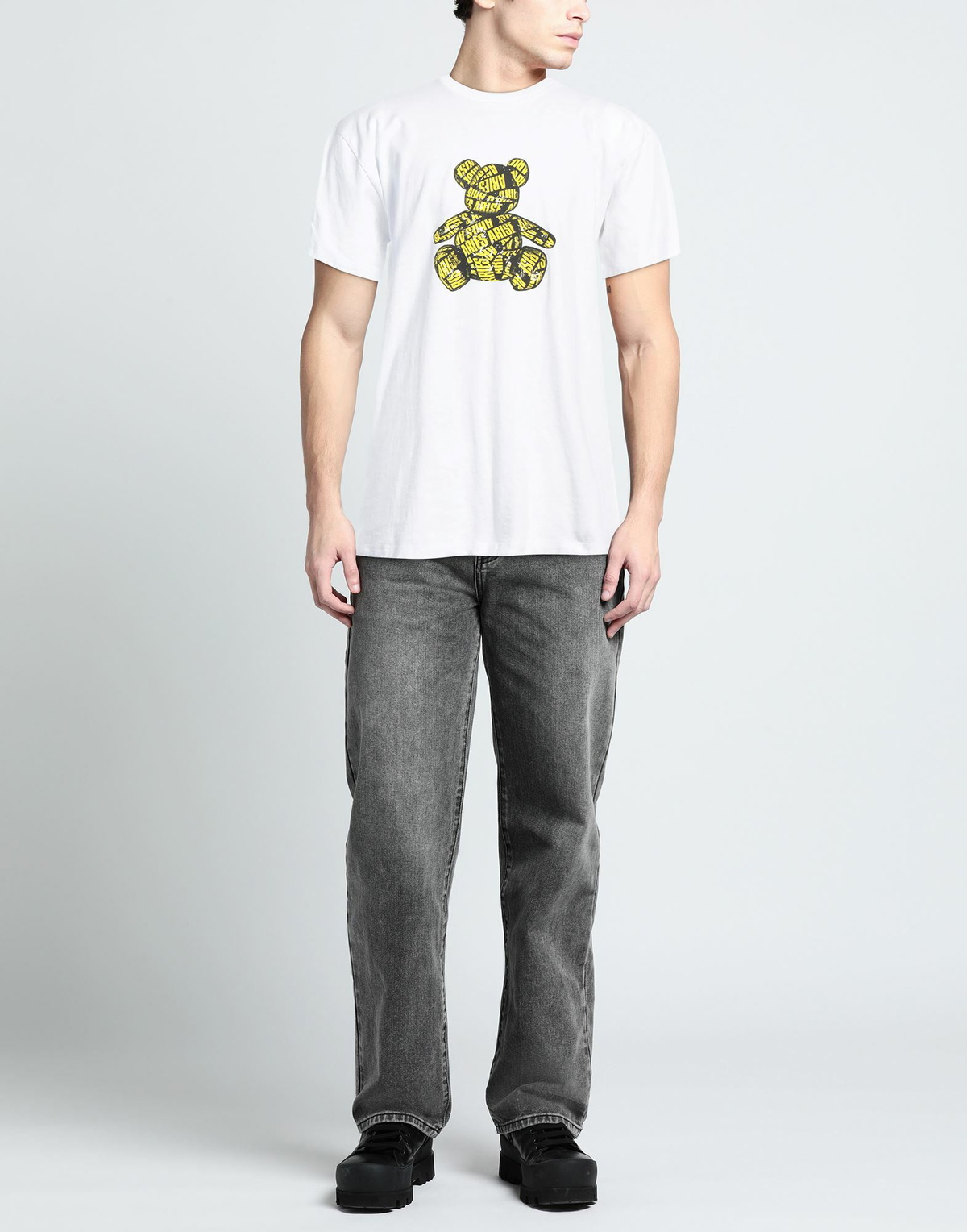 Aries Mens T-shirt in White