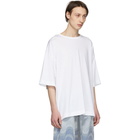 Dries Van Noten White Oversized Hoky T-Shirt