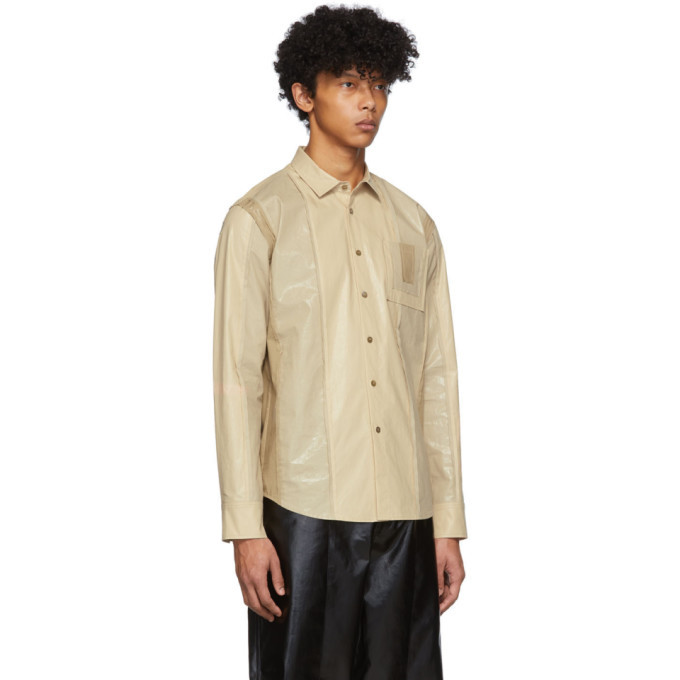 Keenkee Beige Raw Transition Shirt