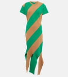 Stella McCartney - Striped knit midi dress