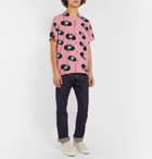 Wacko Maria - Camp-Collar Printed Woven Shirt - Pink