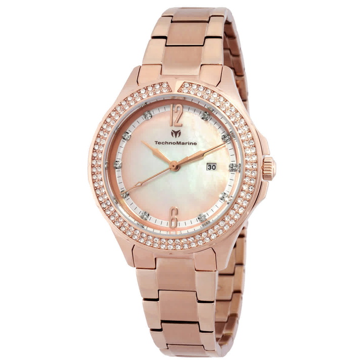 Photo: Technomarine Luna Quartz Crystal Ladies Watch TM-826009