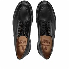Tricker's Men's Trickers Heath Apron Derby Shoe in Black Calf