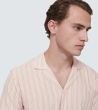 Orlebar Brown Maitan striped cotton shirt