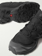 Salomon - XT-6 Expanse Leather and Suede-Trimmed Nubuck and Mesh Sneakers - Black