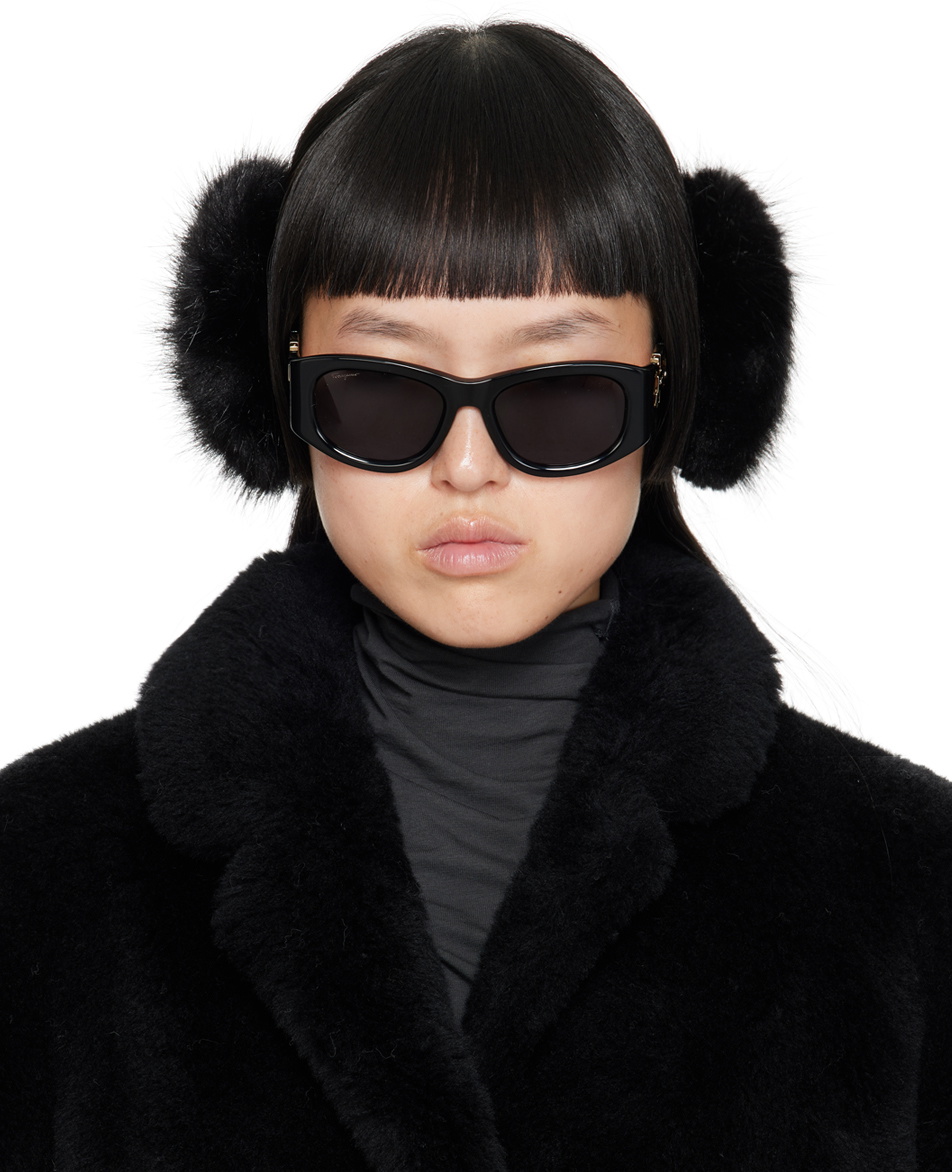 Ernest W. Baker Black Faux-Fur Ear Warmers