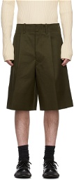 UNIFORME Khaki Cotton Shorts