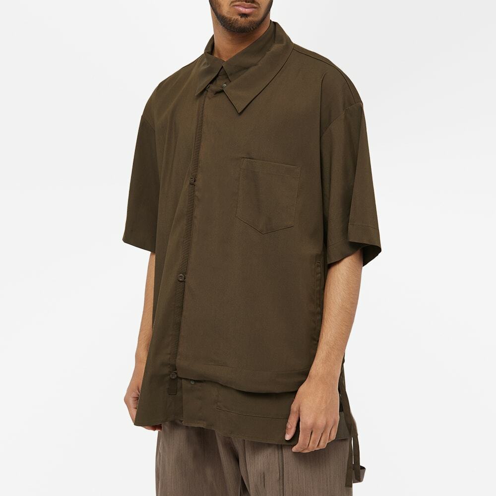 GOOPiMADE Men's GNV-05 Softbox 2-Layer Shirt in Sage GOOPiMADE