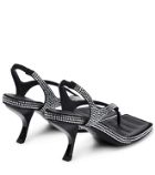 Gia Borghini - Gia/Rhw Rosie 13 embellished leather thong sandals