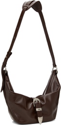 Marge Sherwood Brown Belted Medium Bag