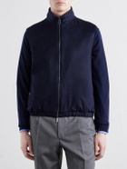 Stòffa - Reversible Brushed-Cashmere Gilet - Blue